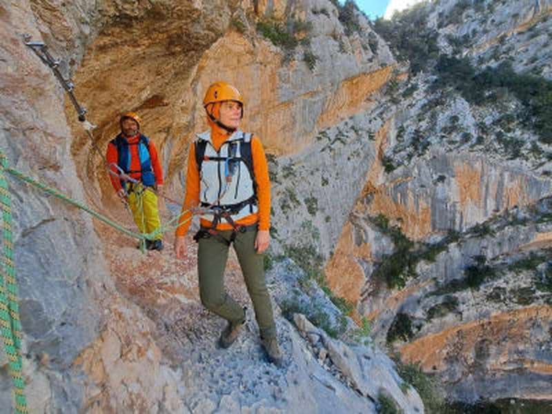 Via Ferrata sportive Badde Pentumas près de Nuoro, Sardaigne