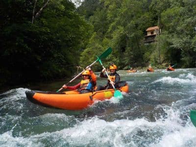 Cano-raft aux Picos de Europa sur les rivières Deva et Cares depuis Panes