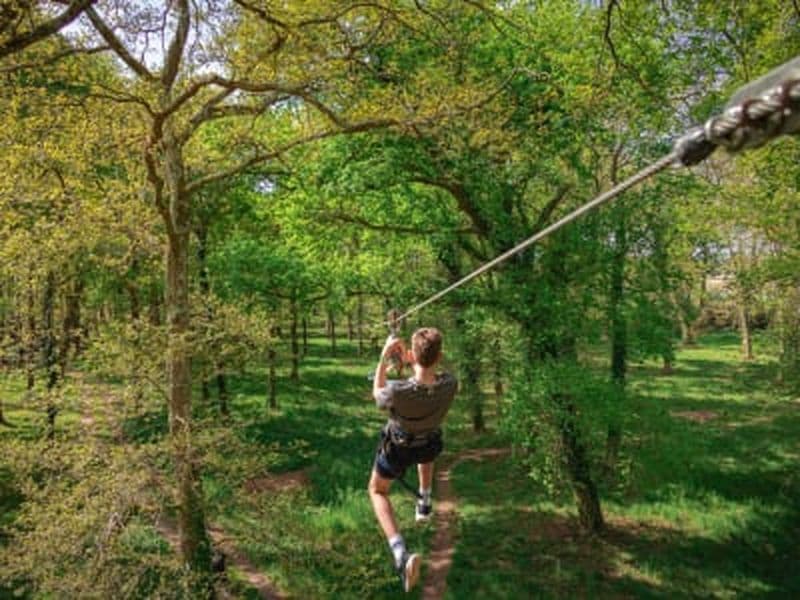Parc accrobranche à Lacq, près de Pau