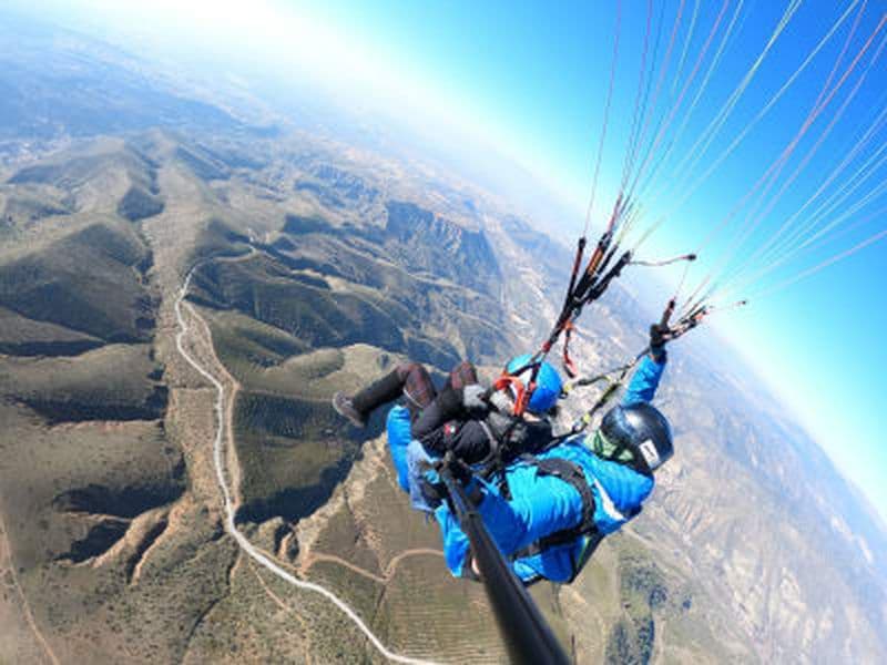 Vol en parapente à Grenade, au-dessus de la Sierra Nevada