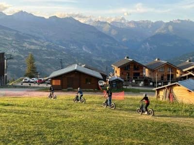 Randonnée guidée en trottinette électrique tout-terrain à La Plagne