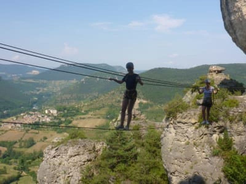 Via ferrata du Liaucous dans les gorges du Tarn