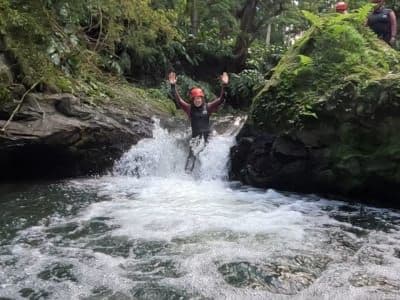 Descente en canyoning au Moinho do Félix, São Miguel
