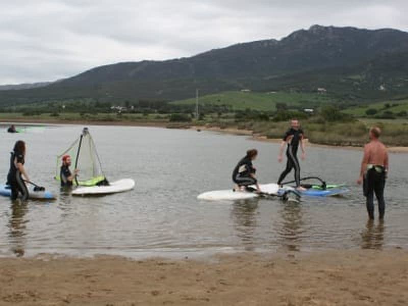 Cours collectifs de planche à voile à Tarifa, près de Gibraltar