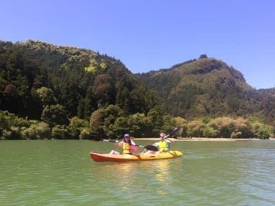 Excursion en canoë à Lagoa das Furnas sur l’île de São Miguel, Açores