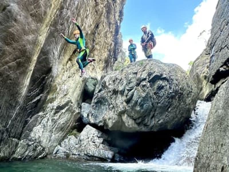 Excursion canyoning sur le Rio Lerca depuis Arenzano près de Gênes