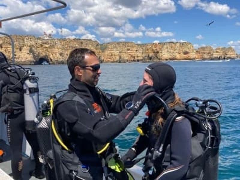 Cours de remise à niveau en plongée sous-marine à Lagos, Algarve