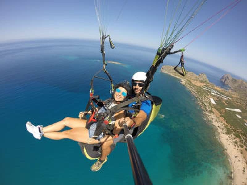 Vol en parapente en tandem au-dessus de La Canée, Crète