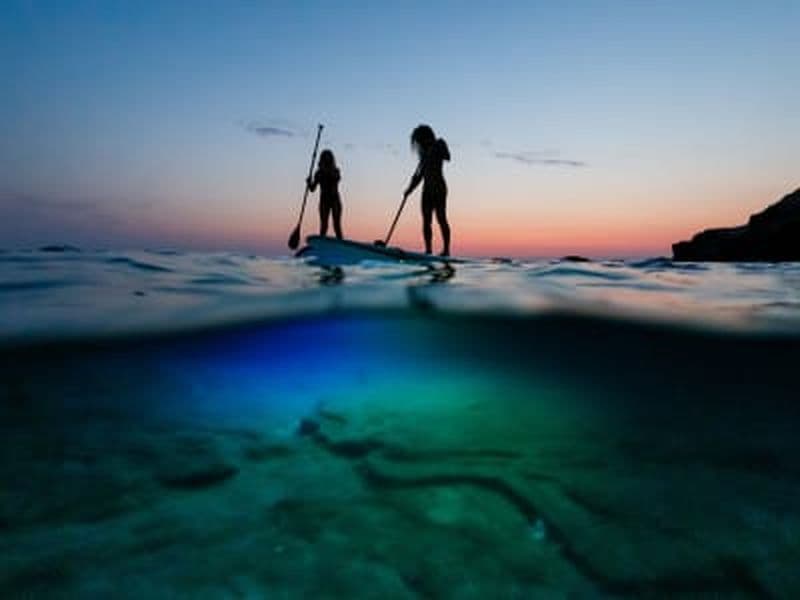 Excursion nocturne en Stand-up Paddle à partir de la plage d'Histria à Pula