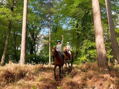 Balade à cheval en forêt de Chantilly près de Paris
