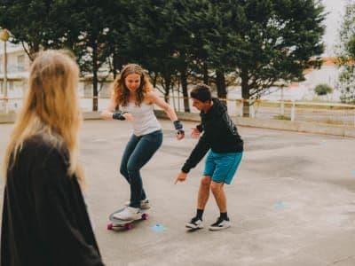 Cours de surfskate à Peniche