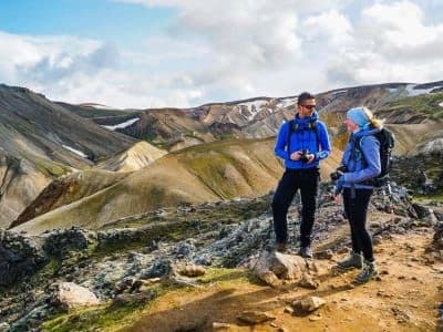 Safari en jeep vers les sources thermales de Landmannalaugar et le volcan Hekla depuis Reykjavík