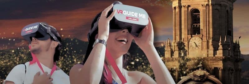 Visite dans Malaga avec des lunettes de réalité virtuelle