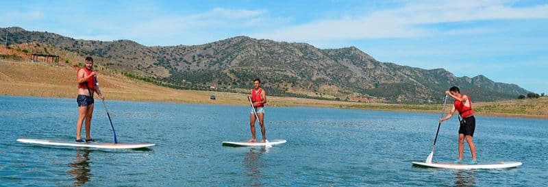 Paddle au réservoir d'Alange