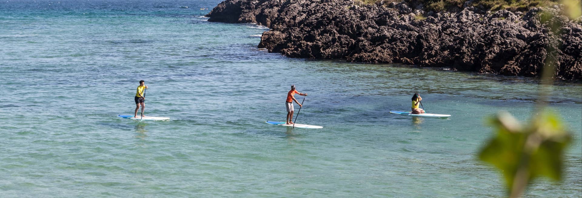 Balade en paddle sur la côte de Llanes