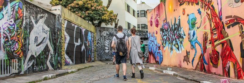 Tournée des bars et street art à Vila Madalena