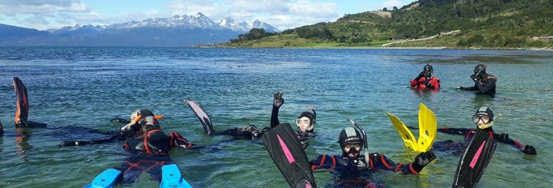 Snorkeling dans le Canal Beagle