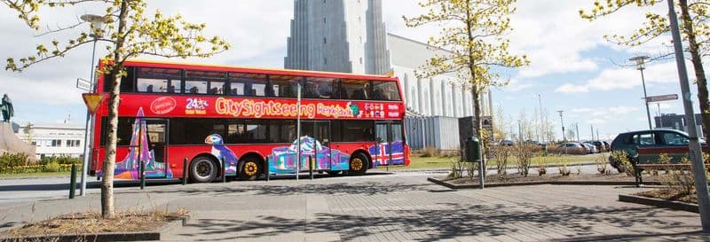 Bus touristique de Reykjavik