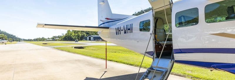 Vol en avion de tourisme dans les Îles Whitsundays
