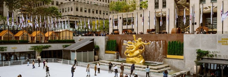 Billet pour The Rink, la piste de patin à glace du Rockefeller Center