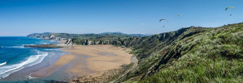 Vol en parapente à Sopelana