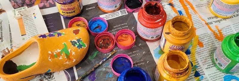 Visite dans Holambra + Atelier de peinture sur sabots