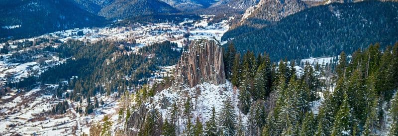 Balade en motoneige dans les montagnes de Rhodopes