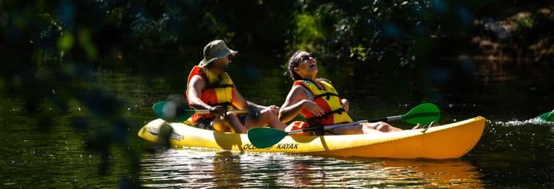 Descente de la rivière Umia en kayak