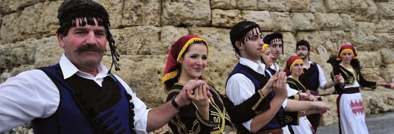 Spectacle de danses grecques au Théâtre Dora Stratou