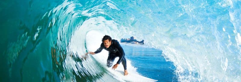Cours de surf à la plage de Carcavelos