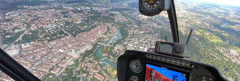 Vol privé en hélicoptère à Berne