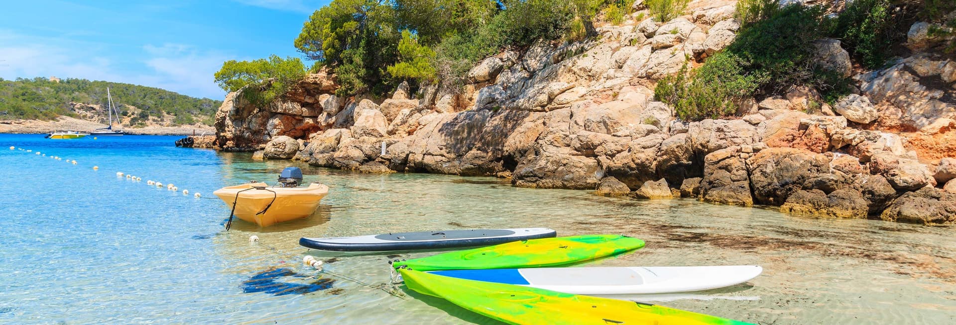 Paddle dans le nord d'Ibiza