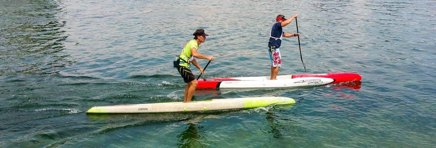 Cours de paddle à Foz