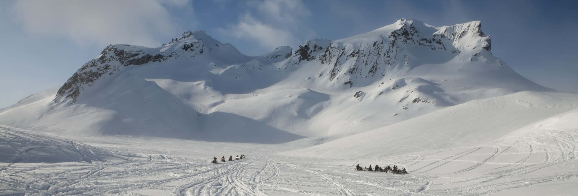 Balade en motoneige au glacier Langjökull