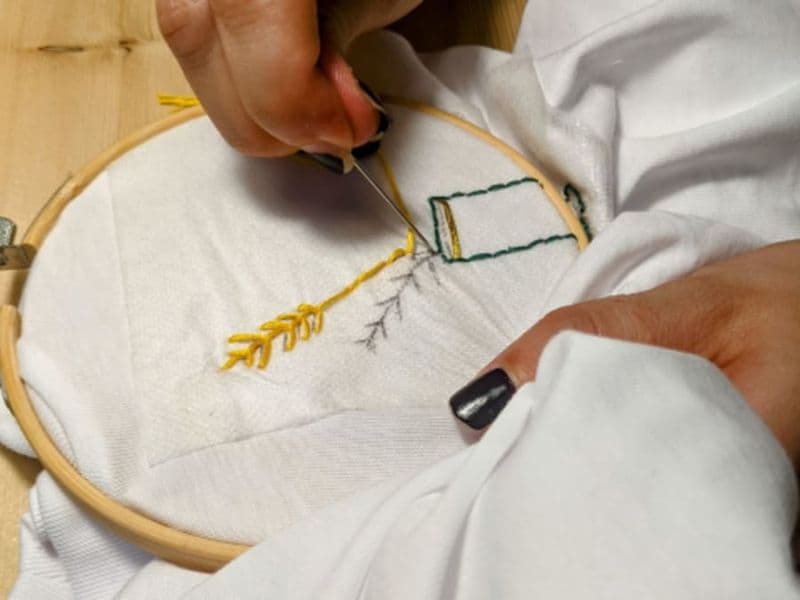 Atelier broderie sur tee-shirt à Toulouse (31)