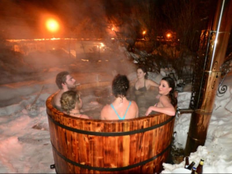 Bain nordique & Sauna à la station de ski "Ax 3 domaines"