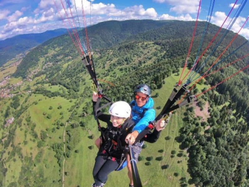 Vol en Parapente à Oderen Markstein Parc Naturel des Vosges (68)