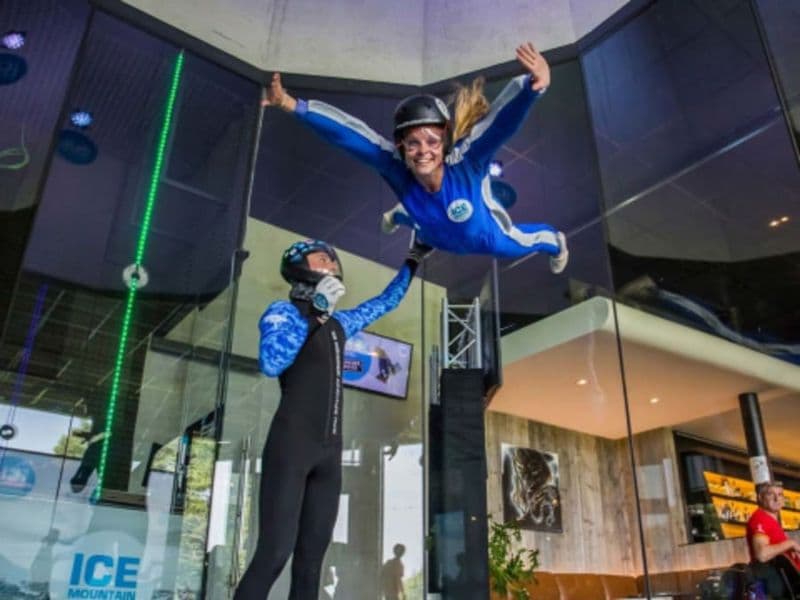 Simulateur de chute libre en Soufflerie à Comines en Belgique