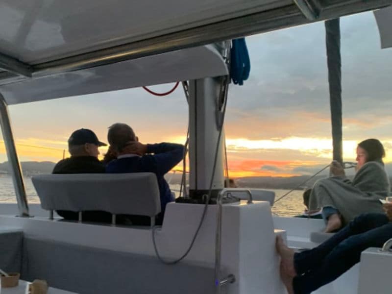 Sortie coucher de soleil en catamaran à Six-Fours-les-Plage (83)