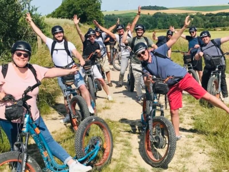 Randonnée  à trottinette électrique tout-terrain près d'Amiens