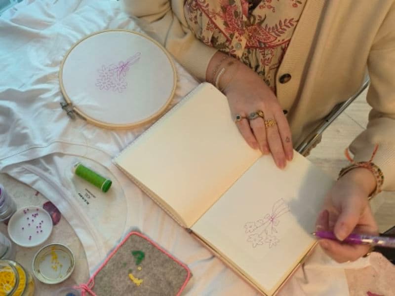 Atelier d'initiation à la broderie à Tours (37)