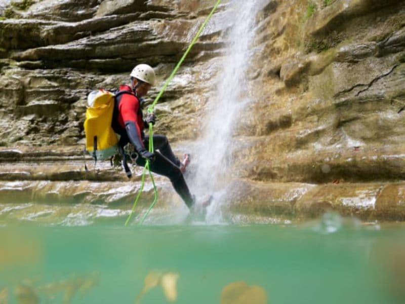 Canyoning au canyon d'Angon à Talloires (74)