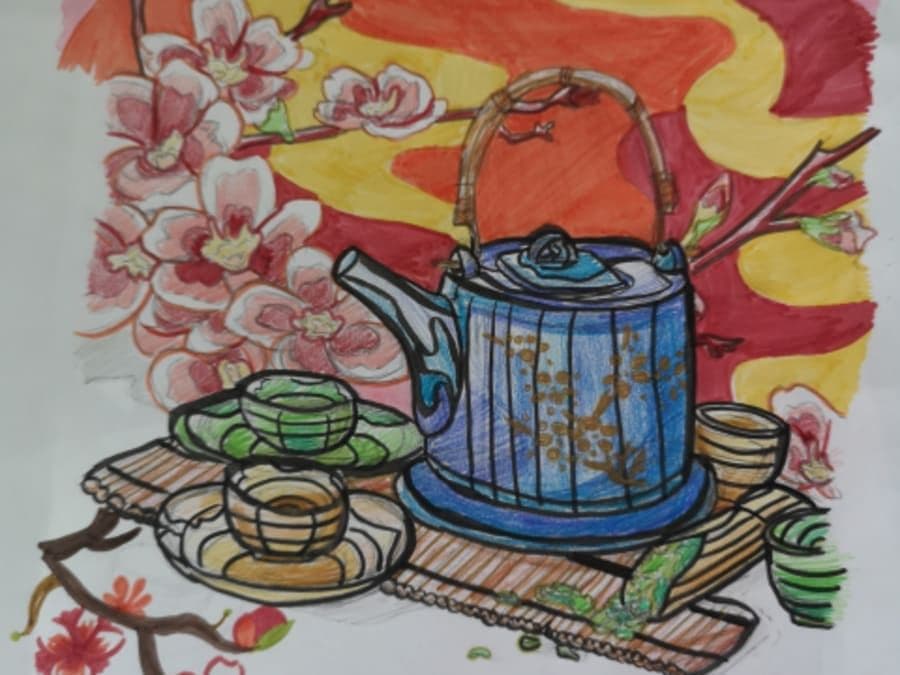 Atelier dessin à Tillières (49)