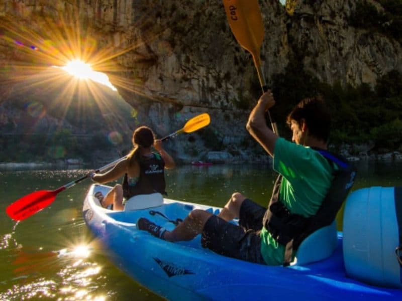 Billet Location de Canoë à Sampzon - Parcours 5km