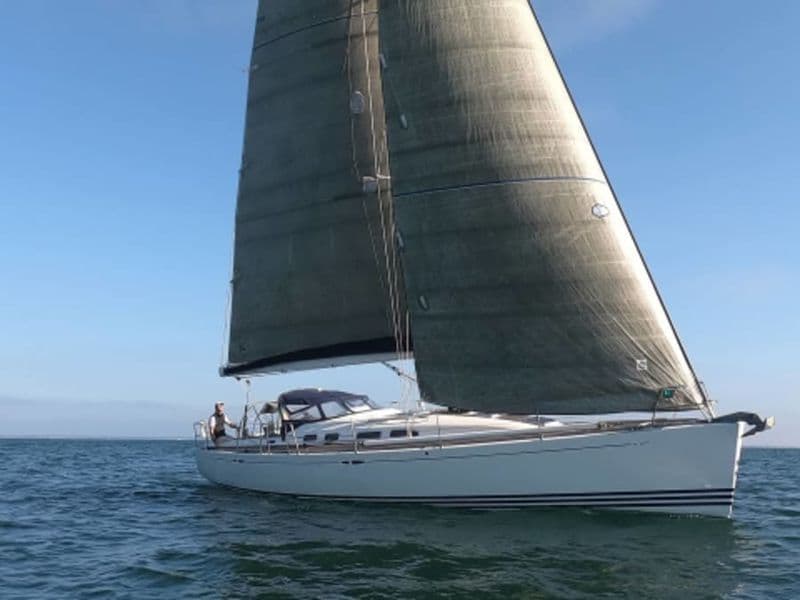 Croisière journée navigation sur un voilier au bassin d'Arcachon