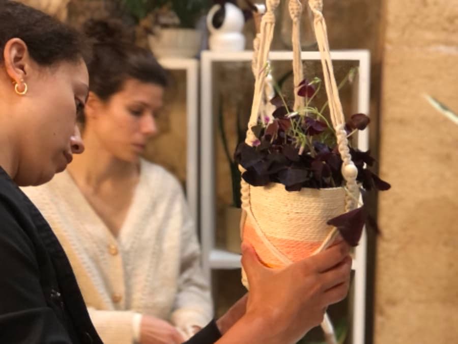 Atelier macramé à Paris 10ème