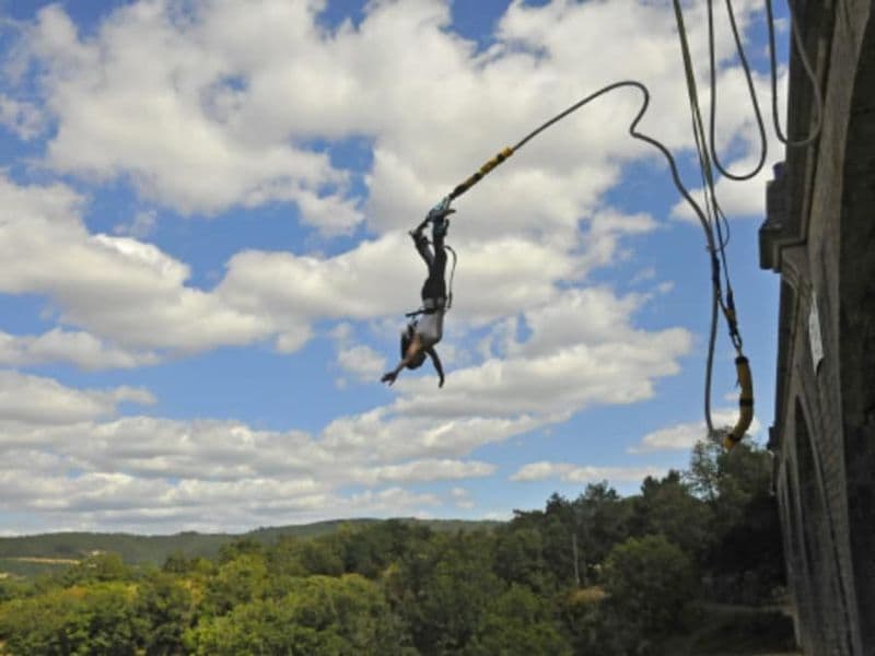 Saut à l'élastique depuis le Viaduc de Sainte-Eulalie-de-Cernon