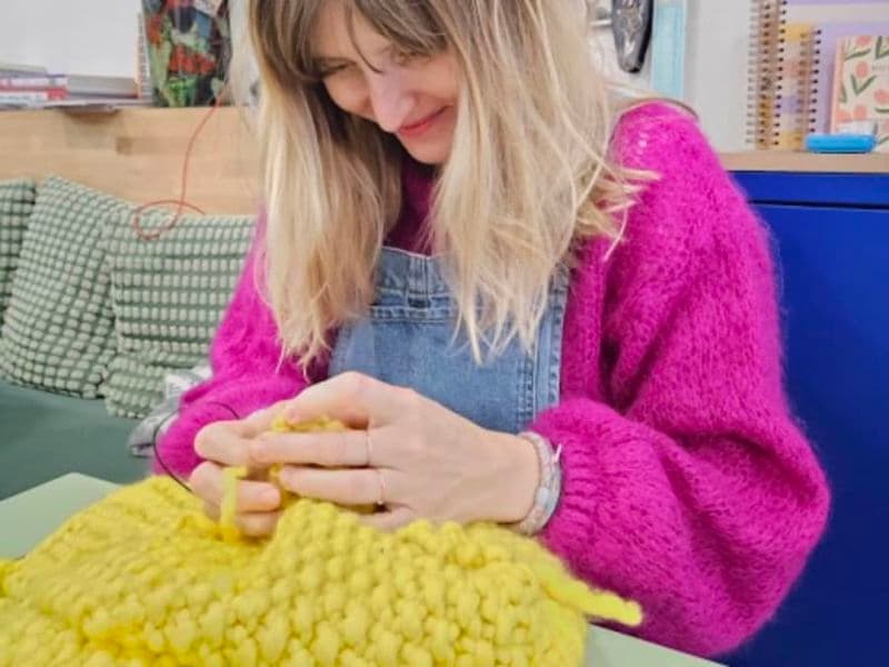Atelier initiation au tricot à Romainville (93)