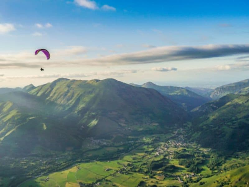 Vol découverte en parapente dans la Vallée d'Aspe (64)