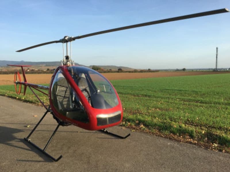 Baptême de l'air en ULM hélicoptère à Issenheim (68)